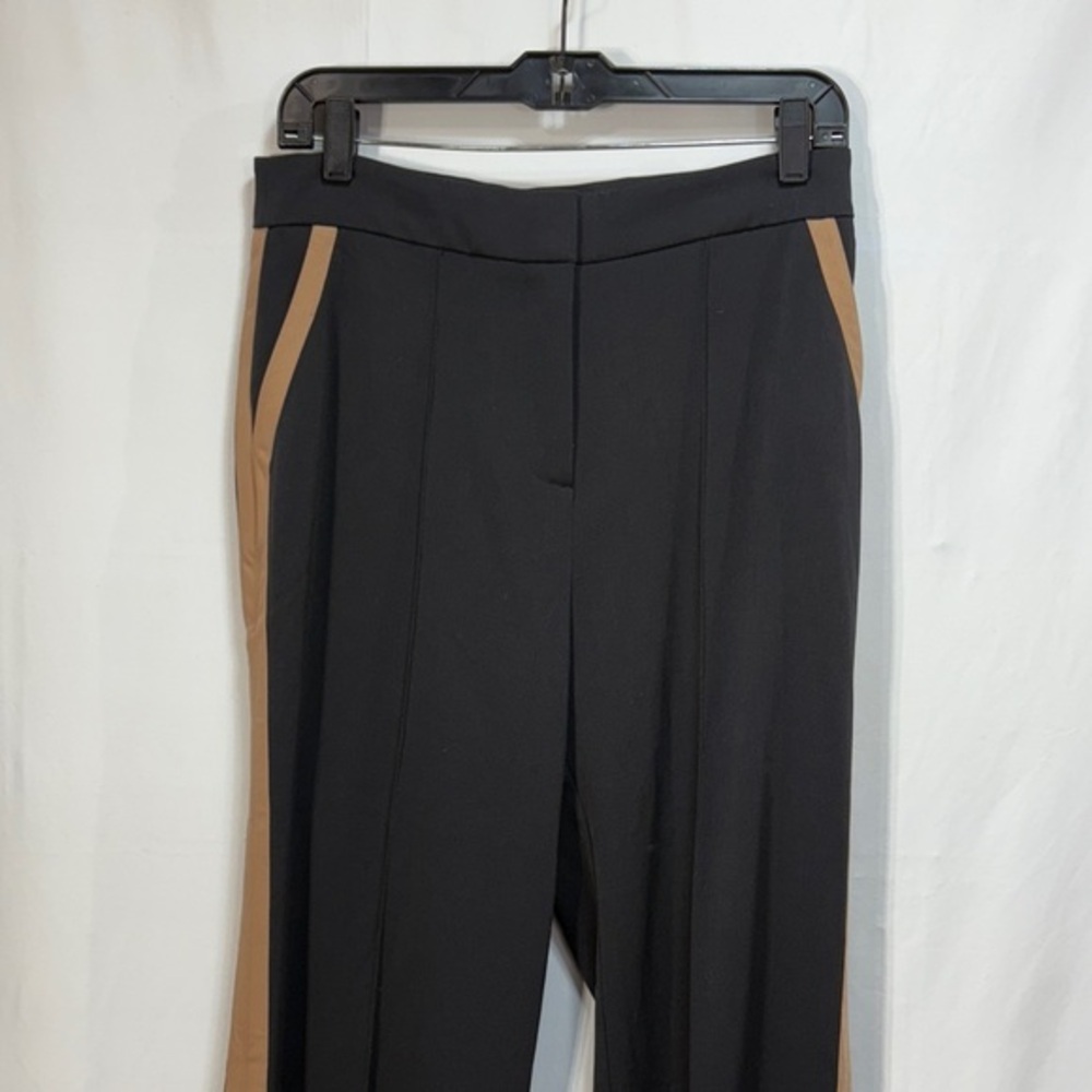 🐌 4L nwot Studio Park x Kerstin Lindquist tuxedo stripe wide leg trouser: